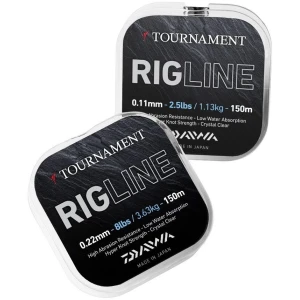 Fir Monofilament DAIWA Tournament Rigline, Clear, 0.11mm, 1.13kg, 150m