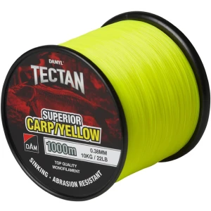 Fir Monofilament DAM Tectan Crap Yellow, 0.33mm, 8kg/18lb, 1000m Fir Monofilament DAM Tectan Crap Yellow, 0.33mm, 8kg/18lb, 1000m