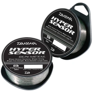 Fir Monofilament Daiwa Hyper Sensor Dark 0.26mm, 4,54kg/10lbs, 300m