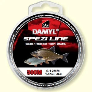 Fir Monofilament Damyl Spezi Line Coarse Transparent, 0.18mm, 2.8kg, 500m Fir Monofilament Damyl Spezi Line Coarse Transparent, 0.18mm, 2.8kg, 500m