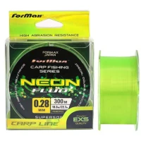 Fir Monofilament FORMAX Carp Neon Fluo, 0.22mm, 300m