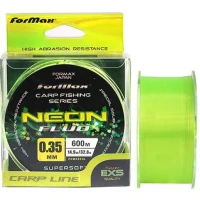 Fir Monofilament Formax Carp Neon, Yellow Fluo, 11.90kg, 0.30mm, 600m