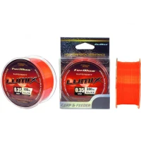 Fir Monofilament FORMAX Lumix Carp&Feeder Red Fluo, 0.25mm, 300m