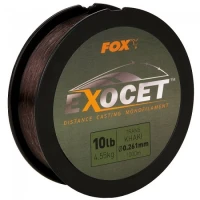 Fir Monofilament Fox Exocet Trans Khaki 1000m 0.37mm 9.09kg