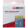 Fir Monofilament JRC Contact CM50 Crap, HightViz Yellow, 7kg, 0.28mm, 600m