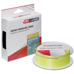Fir Monofilament JRC Contact CM50 Crap, HightViz Yellow, 8kg, 0.30mm, 1200m
