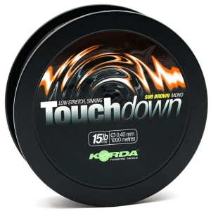 Fir Monofilament KORDA Touchdown, Brown, 20lbs/0.43mm, 1000m Fir Monofilament KORDA Touchdown, Brown, 20lbs/0.43mm, 1000m