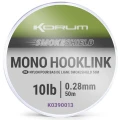 Fir Monofilament KORUM Smokeshield Mono Hooklink, 15lbs/6.80kg, 0.33mm, 50m 