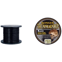 Fir Monofilament Konger Team Carp Black 0.30mm, 11.3kg, 1000m Fir Monofilament Konger Team Carp Black 0.30mm, 11.3kg, 1000m