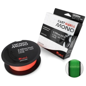 Fir Monofilament MOMOI Cast Mania Mono, Wasabi Green, 0.286mm, 6.31kg, 1200m    Fir Monofilament MOMOI Cast Mania Mono, Wasabi Green, 0.286mm, 6.31kg, 1200m