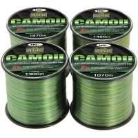 Fir Monofilament NGT Camo Line, 0.30mm, 6.80kg/15lb, 1300m Fir Monofilament NGT Camo Line, 0.30mm, 6.80kg/15lb, 1300m