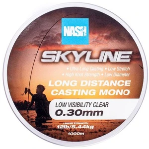 Fir Monofilament Nash Extra Skyline Mono, Low Viz Clear, 4.54kg, 10lbs, 0.28mm, 1000m Fir Monofilament Nash Extra Skyline Mono, Low Viz Clear, 4.54kg, 10lbs, 0.28mm, 1000m