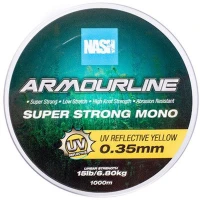 Fir Monofilament Nash Super Strong Mono, UV Yellow, 11.33kg, 25lbs, 0.45mm, 1000m Fir Monofilament Nash Super Strong Mono, UV Yellow, 11.33kg, 25lbs, 0.45mm, 1000m