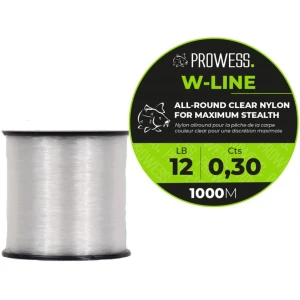 Fir Monofilament Prowess W-Line Clear, 8.5lbs, 0.25mm, 1000m