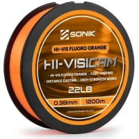 Fir Monofilament Sonik Orange, 18lbs, 0.35mm, 1200m