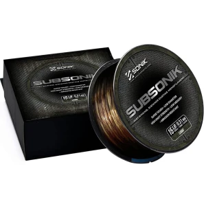 Fir Monofilament Sonik Subsonik Camou, 1200m, 9.98kg, 0.38mm Fir Monofilament Sonik Subsonik Camou, 1200m, 9.98kg, 0.38mm