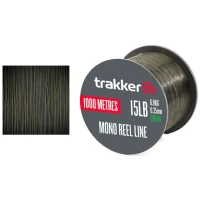 Fir Monofilament TRAKKER Mono Reel Line Green, 0.30mm, 5.44kg, 1000m