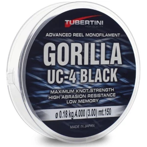 Fir TUBERTINI Gorilla UC-4 Monofilament Black, 6.5kg, 0.28mm, 350m