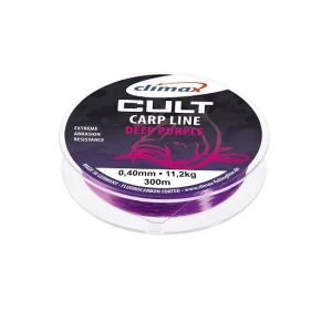 Fir monofilament Climax CULT CRAP DEEP PURPLE 300m 0.28mm 5.80kg      Fir monofilament Climax CULT CRAP DEEP PURPLE 300m 0.28mm 5.80kg