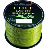 Fir monofilament Climax CULT CRAP EXTREME 1000m 0.28mm 5.80kg Matt Olive Fir monofilament Climax CULT CRAP EXTREME 1000m 0.28mm 5.80kg Matt Olive