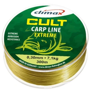 Fir monofilament Climax CULT CRAP EXTREME 300m 0.28mm 5.80kg Matt Olive Fir monofilament Climax CULT CRAP EXTREME 300m 0.28mm 5.80kg Matt Olive