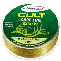 Fir monofilament Climax CULT CRAP EXTREME 300m 0.30mm 7.10kg Matt Olive Fir monofilament Climax CULT CRAP EXTREME 300m 0.30mm 7.10kg Matt Olive