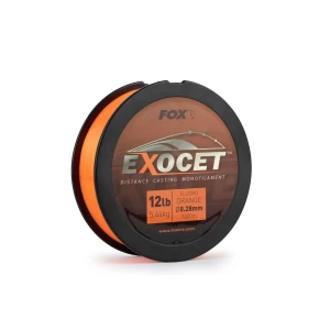 Fir monofilament Fox Exocet Fluoro Orange Mono 0.35mm 8.00kg 1000m