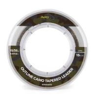 Fir Inaintas Monofilament Conic Avid Carp Outline Camo Tapered Leader 0.28-0.57mm, 4.5-15.8kg, 3x15m/45m 