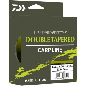 Fir Inaintas DAIWA Double Tapered Mono, Olive Green, 7.25kg-16Lbs, 0.33mm, 320m Fir Inaintas DAIWA Double Tapered Mono, Olive Green, 7.25kg-16Lbs, 0.33mm, 320m