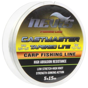 Fir Monofilament Conic pentru Crap Nevis Castmaster 0.20-0.57mm, 5x15m/75m Fir Monofilament Conic pentru Crap Nevis Castmaster 0.20-0.57mm, 5x15m/75m