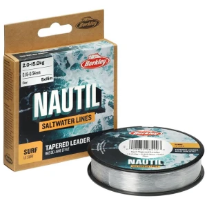 Fir Monofilament Inaintas Conic BERKLEY Nautil Tapared Transparent, 0.28-0.57mm, 5X15m/75m