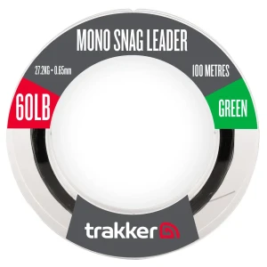 Fir Monofilament Inaintas TRAKKER Snag Leader, Green, 0.65mm, 60lb/27.2kg, 100m Fir Monofilament Inaintas TRAKKER Snag Leader, Green, 0.65mm, 60lb/27.2kg, 100m