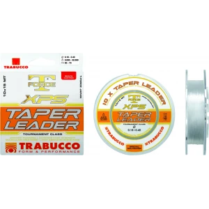 Fir TRABUCCO T-force Xps Feeder Taper Leader, 0.26-0.57mm, 8.35-32.50kg, 10x15m