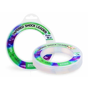 Inaintas Conic ZFISH Shock Leader, Diametru 0.32-0.60mm, 5x15m