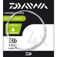 Fir Conic Monofilament DAIWA Tapered Mono Leader 0.54mm, 5lb/2.27kg, 2.74m Fir Conic Monofilament DAIWA Tapered Mono Leader 0.54mm, 5lb/2.27kg, 2.74m
