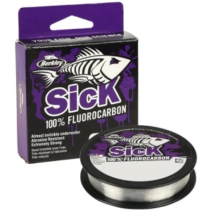 Fir Fluorocarbon Berkley Sick FC Leader, Clear, 50m, 0.18mm, 2.3kg