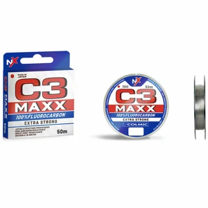 Fir Fluorocarbon Colmic C3 Maxx 50m, 0.188mm, 3.47kg