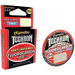 Fir Fluorocarbon KAMATSU Techron Soft, Invisible, 20m, 0.153mm, 1.89kg