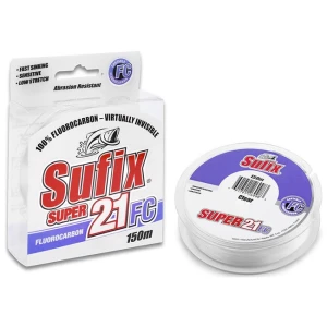 Fir Fluorocarbon Sufix Super 21 150m, 0.14mm, 2.00kg 