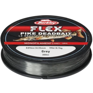 Fir Monofilament BERKLEY Flex Pike Deadbait, 300m, 0.40mm, 11.20kg