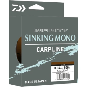 Fir Monofilament DAIWA Infinity Carp Line, Maro, 0.37mm, 10.10kg, 500m