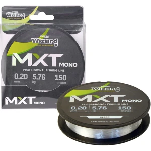 Fir Monofilament WIZARD MXT Mono Spinning, Clear, 0.22mm, 7.73kg, 150m Fir Monofilament WIZARD MXT Mono Spinning, Clear, 0.22mm, 7.73kg, 150m
