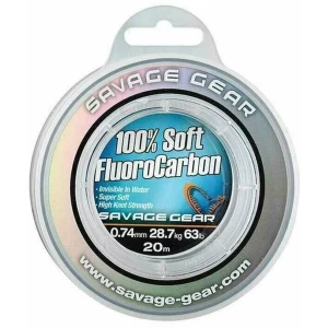 Fir SAVAGE GEAR Soft Fluoro Carbon Transparent, 0.46mm, 12.3kg-27lbs, 35m Fir SAVAGE GEAR Soft Fluoro Carbon Transparent, 0.46mm, 12.3kg-27lbs, 35m
