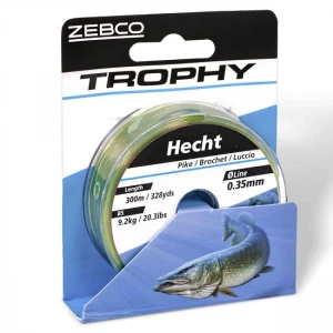 Fir monofilament Zebco Trophy Pike Green 0.45mm 14.9kg 200m Fir monofilament Zebco Trophy Pike Green 0.45mm 14.9kg 200m