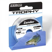 Fir monofilament Zebco Trophy Zander Grey 0.25mm 5.0kg 300m