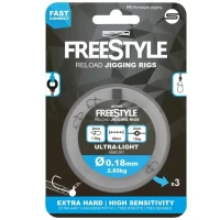 Inaintas fluorocarbon Spro Freestyle Reload Jigging Rigs 0.32mm 68cm