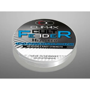 FIR MONOFILAMENT CLIMAX CULT FEEDER HIJACKER NATURAL HOOKLINK 25M 0.18mm 3.0kg