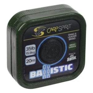 FIR TEXTIL CARP SPIRIT BALLISTIC BRAIDED LEADER 45LB 20.4KG 20MT CAMO GREEN FIR TEXTIL CARP SPIRIT BALLISTIC BRAIDED LEADER 45LB 20.4KG 20MT CAMO GREEN