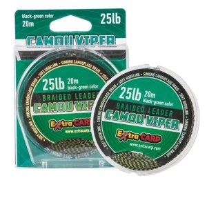 FIR TEXTIL EXTRA CARP CAMOU VIPER SCUFUNDATOR NEGRU SI VERDE 20M 25 LBS