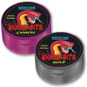 FIR TEXTIL KRYSTON SNAKEBITE COATED HOOKLINK 20m 20lb Camou